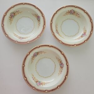 Noritake Japan Alberta 6501 Dessert Fruit Bowl 5 5/8" Set Of 3